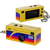 Mini Keychain Digital Camera, 1080P HD Video Recorder, Mirco Thumb Camera, Digicam,Video Recording,Bag Charm for Vlog Kids Adult Students (CAM51)