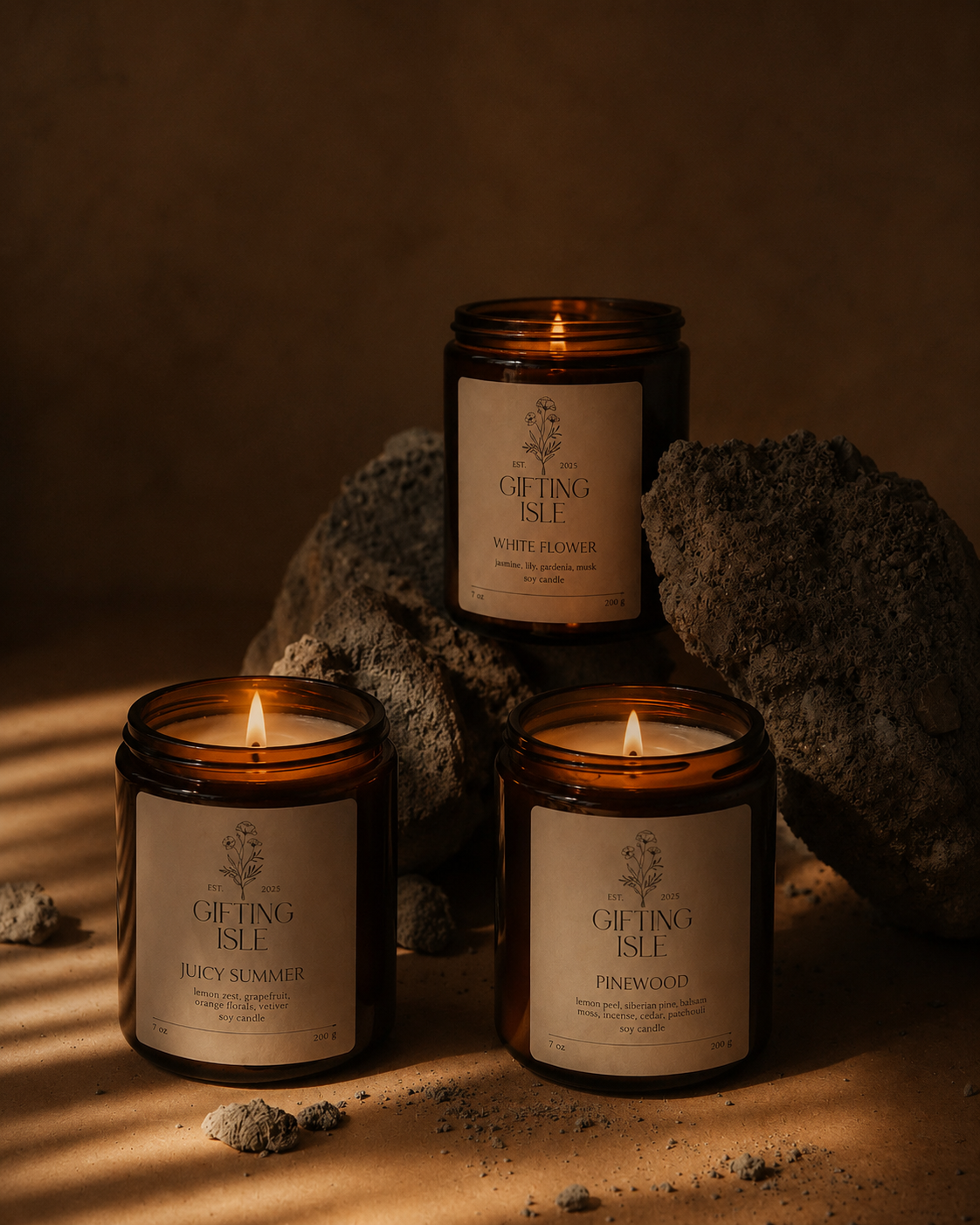 Handcrafted Aroma Therapy Candle | Holistic Aura Ritual Candle for Calm & Gifting
