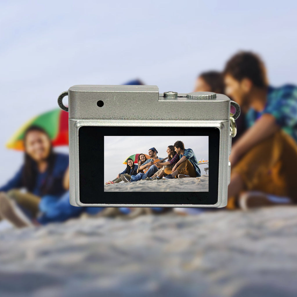 Mini Camera with Metal Keychain