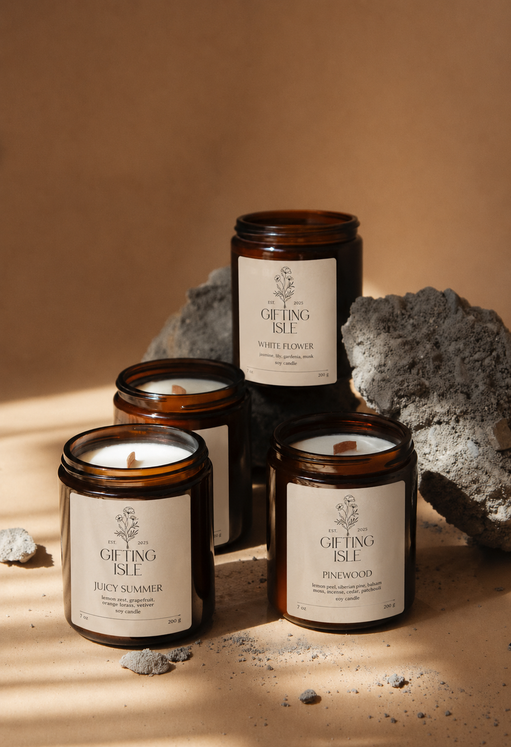 Handcrafted Aroma Therapy Candle | Holistic Aura Ritual Candle for Calm & Gifting