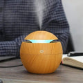 Wooden aroma diffuser and humidifier with cool mist
